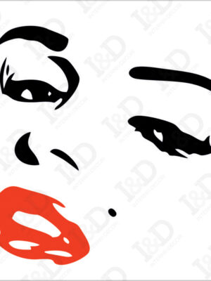 Adesivo Marilyn Monroe-bellezza senza tempo-adesivo murale