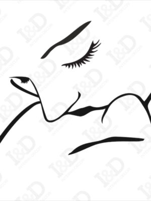 Adesivo da parete coppia bacio-baciami ancora-adesivo murale