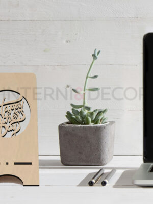 Portacellulare in legno papà "HAPPY FATHER'S DAY"