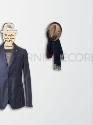 Gruccia in legno festa del papà "TI VOGLIO TANTO BENE"