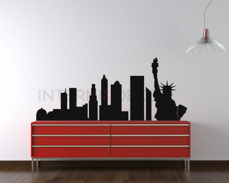 Adesivo da parete città "SKYLINE NEW YORK"