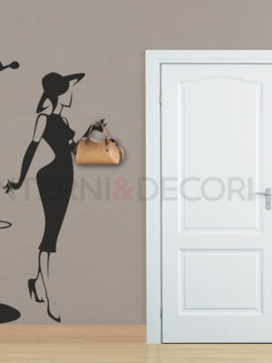 Adesivo murale appendiabiti "RETRO' HANGER"