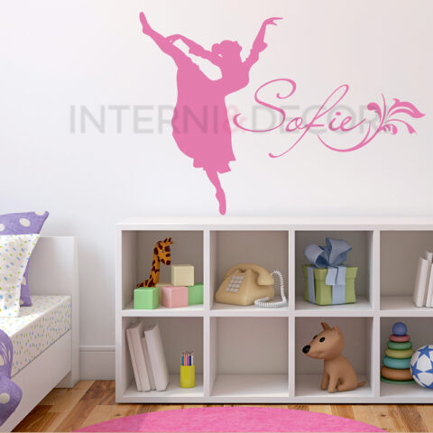 Adesivo da parete danza "PICCOLA BALLERINA"