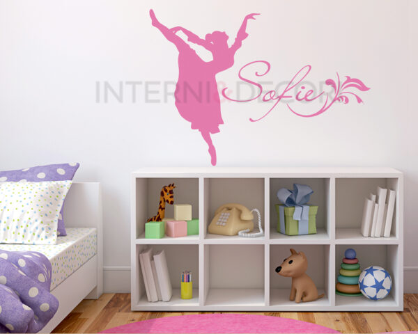 Adesivo da parete danza "PICCOLA BALLERINA"