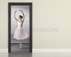 Passo di danza-decorazione adesiva porte