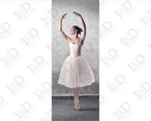 Adesivo per porte-passo di danza