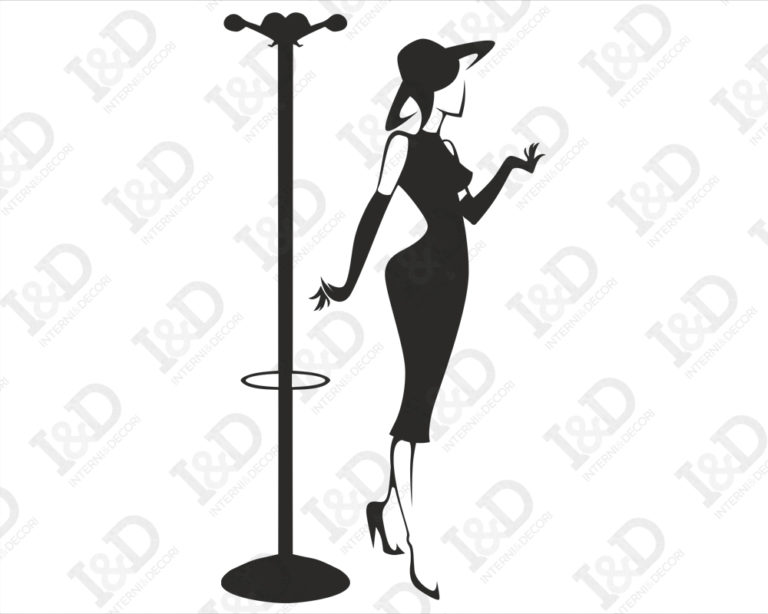 Adesivo murale appendiabiti "RETRO' HANGER"