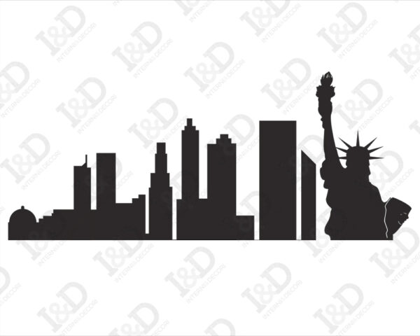 Adesivo da parete città "SKYLINE NEW YORK"