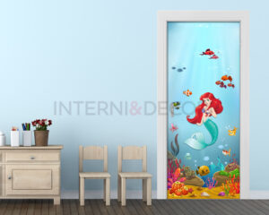 Decoro porta cameretta "UNA SIRENETTA FELICE"