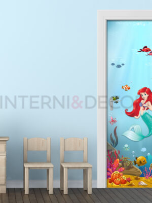Decoro porta cameretta "UNA SIRENETTA FELICE"