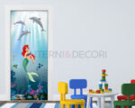Decoro porta Sirenetta "ARIEL IN FONDO AL MAR"