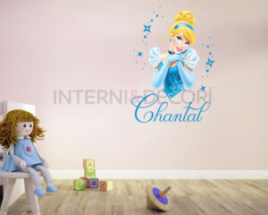 Adesivo da parete Disney "CINDERELLA TRA STELLINE"