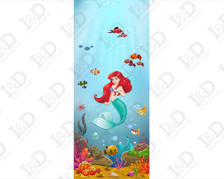 Decoro porta cameretta "UNA SIRENETTA FELICE"