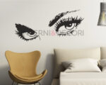 Adesivo da parete occhi donna "BEAUTIFUL EYES"
