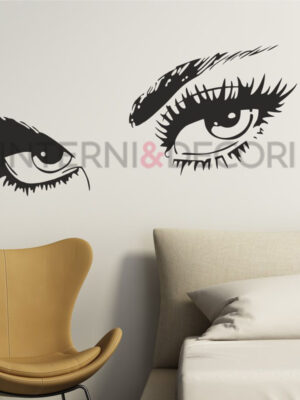 Adesivo da parete occhi donna "BEAUTIFUL EYES"