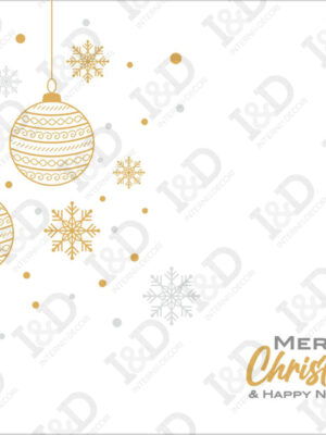 Adesivo per vetrine Natale-palline e fiocchi