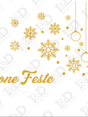 Palline e fiocchi-adesivo per vetrine