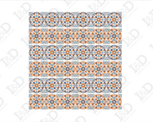 Decorazione per scale-motivi floreali-adesivo per scale