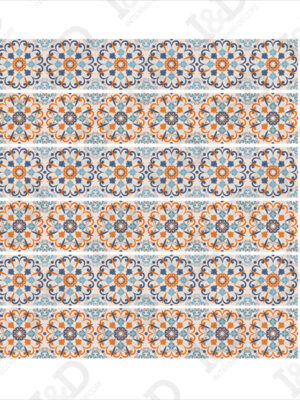 Decorazione per scale-motivi floreali-adesivo per scale