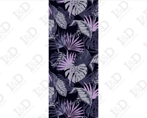 Decorazione adesiva per porte "SFONDO CON FOGLIE"