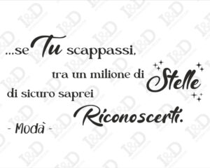 Frase adesiva Modà-stella cadente-adesivo murale