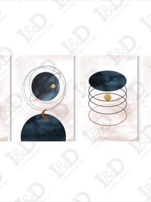 Quadro moderno astratto-Congiunzioni astrali-stampa su tela