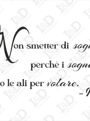 Frase adesiva Modà-come l’acqua…-adesivo murale