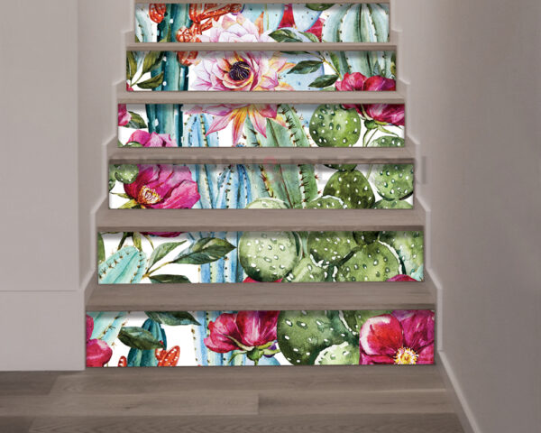 Stickers per scale "FIORI E CACTUS"