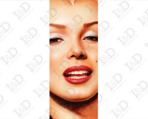 Adesivo per porte Marilyn Monroe-fascino delicato