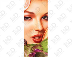 Adesivo per porte Marilyn Monroe-fascino eterno