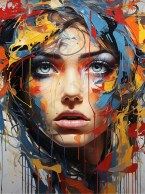 Quadro moderno su tela-bellezza e caos