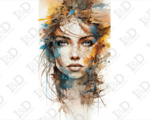 Quadro moderno-woman’s face