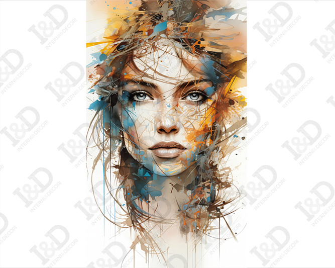 Quadro moderno donna "WOMAN'S FACE"