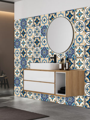 Piastrelle autoadesive bagno-Vigo