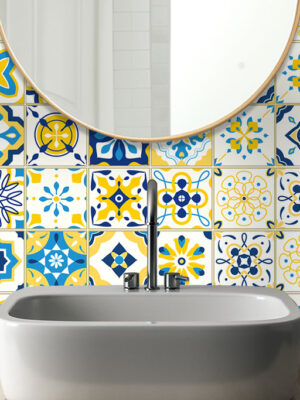 Piastrelle autoadesive bagno-La Coruña