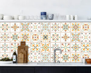 Piastrelle autoadesive cucina-marrakech