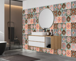 Adesivi pvc piastrelle bagno-Oporto