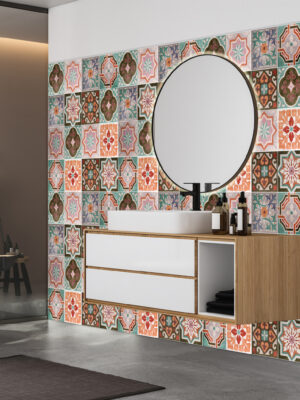 Adesivi pvc piastrelle bagno-Oporto