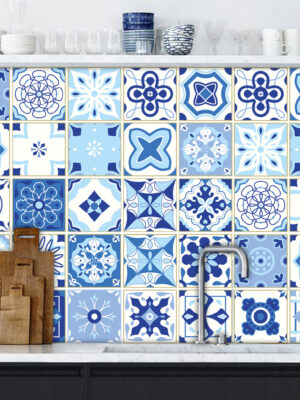 Piastrelle autoadesive cucina-Toledo