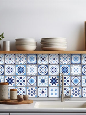 Piastrelle autoadesive cucina-Pamplona