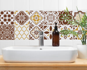 Piastrelle adesive bagno-Tenerife