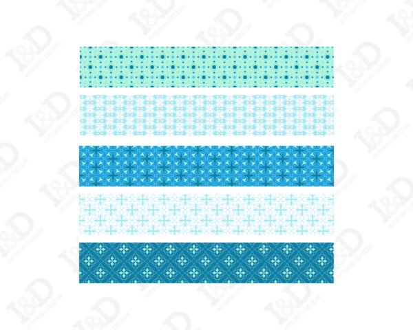 Stickers per scale "DAL BLU AL TURCHESE"