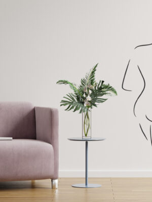 Adesivo da parete donna "CORPO SINUOSO"