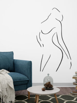 Adesivo da parete donna "CORPO FEMMINILE"