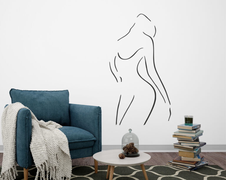 Adesivo da parete donna "CORPO FEMMINILE"