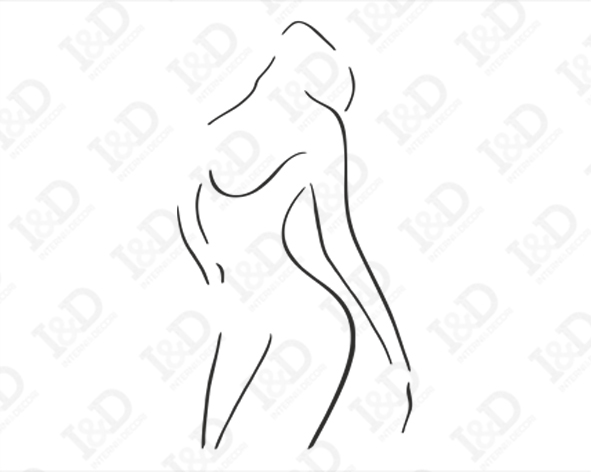 Adesivo da parete donna "CORPO FEMMINILE"