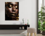 Quadro moderno donna "GOLDEN WOMAN"