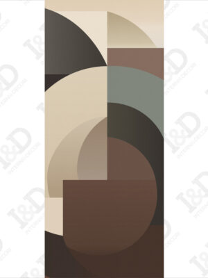 Geometrie astratte-adesivo per porte