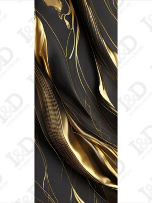 Venature dorate-decoro porta astratto