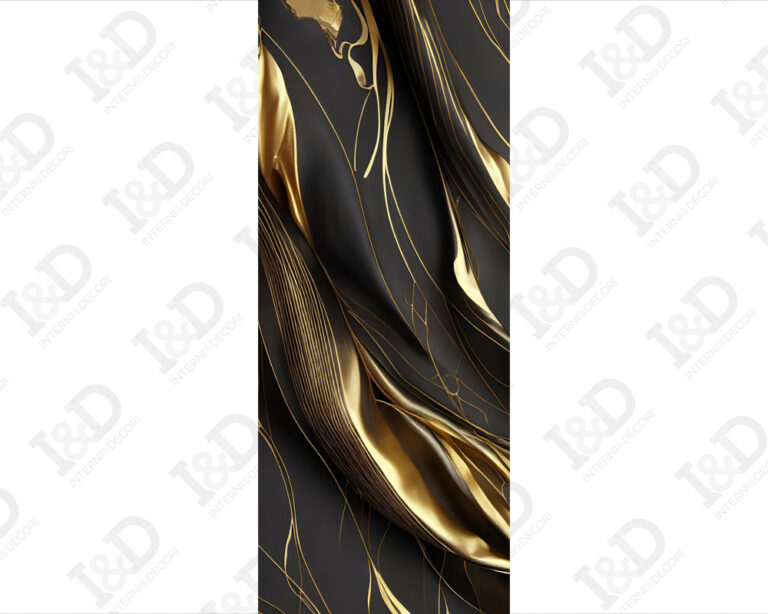 Decoro porta astratto "VENATURE DORATE"